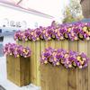 2Pcs 24 Heads Faux Rose Flowers Artificial Roses Small Roses Silk Flowers Bouquet for Home Room Office Centerpiece Outdoor Decor