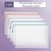 Clear Mesh Zipper Bags Waterproof File Pouch Essential Document Storage Bag  Homework