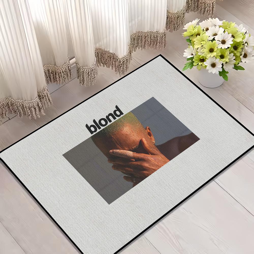 

Дверной коврик для гостиной F-Frank, украшение для спальни, прикроватный коврик, напольный ковер, O-Ocean, блонд, ванная, кухня, входной ковер, большой ковер с певцом SJR40x60CM