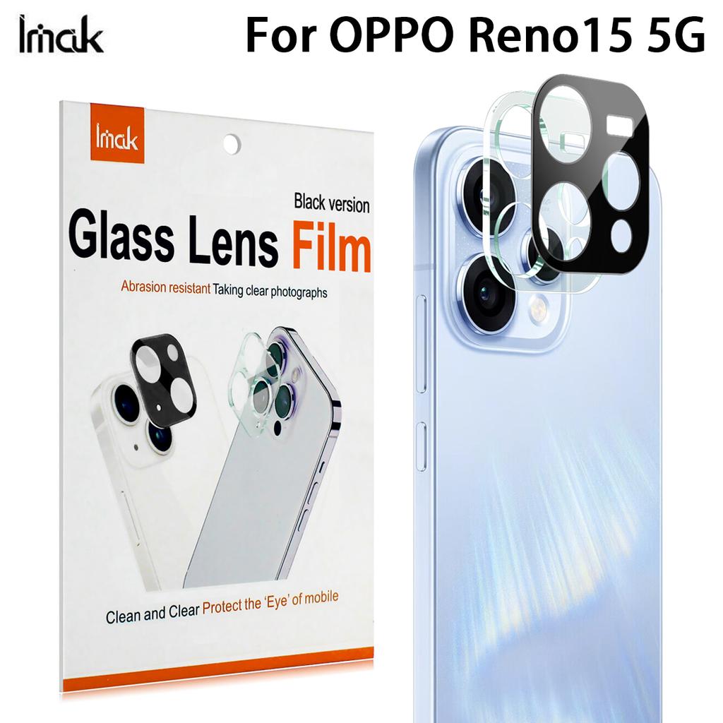 For OPPO Reno 15 15c 5G Glass IMAK High Definition Integrated Glass Lens Film Black Version