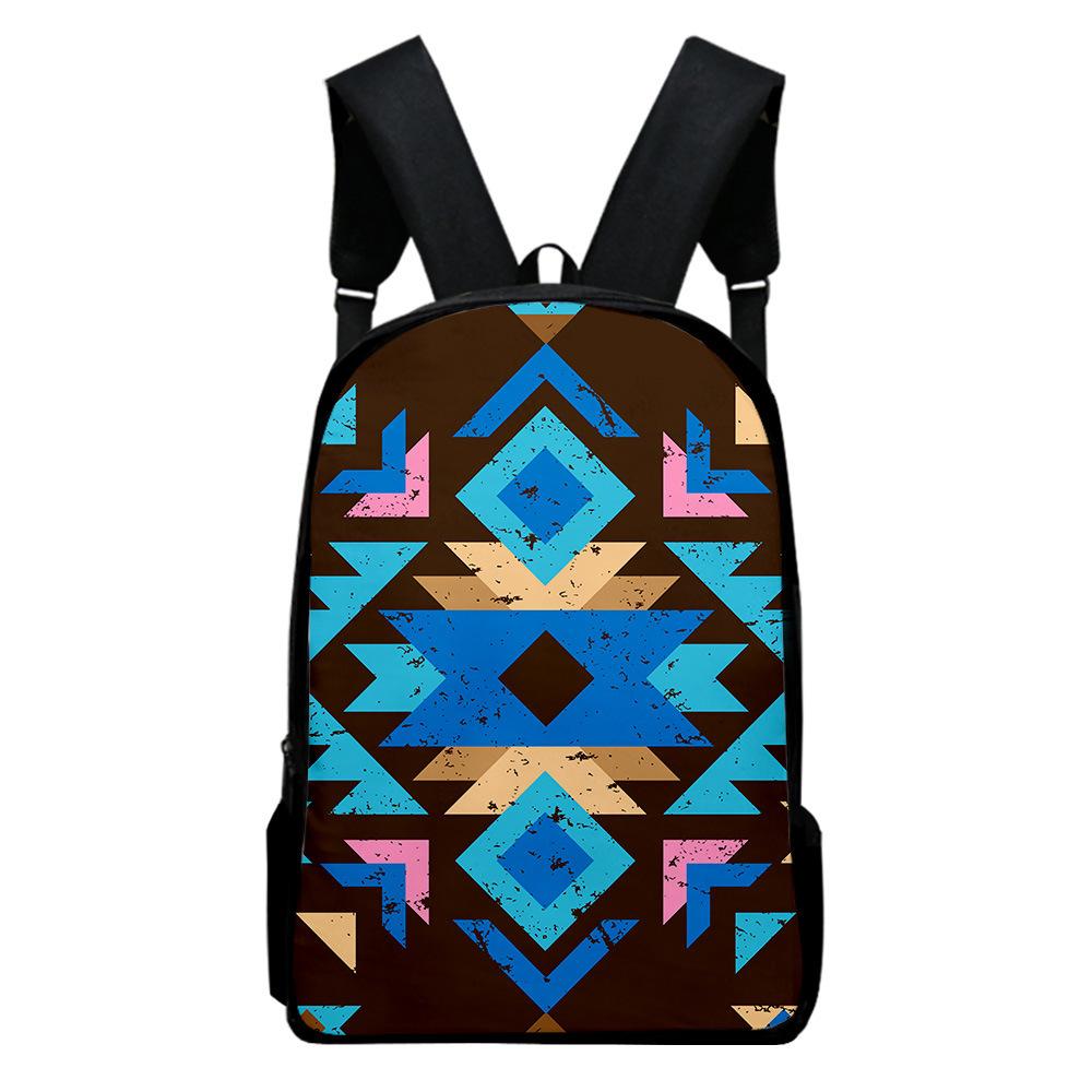 Classic Popular Tribal patterns Notebook Backpacks pupil School Bags 3D Print Oxford Waterproof Boys/Girls Laptop Backpacks