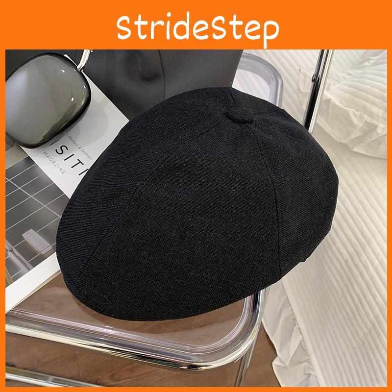 Beret Lightweight Vintage Cotton Linen Cap Uv Protection  Unisex Design Gift