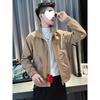 Spring and Autumn Clothes and Jackets Men's Casual Stand Collar Versatile Gowns New Men's Tops Handsome Jackets