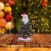 Christmas Figurines Santa Claus Tree Cute Home Decor Small Handcrafted Holiday Ornaments For Adults Kids Living Room Bedroom