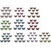 Pack Of 10 Embroidered Butterfly Iron On Patches Embroidered Fabric Patches Sew On Repair Patches For Clothing Jackets