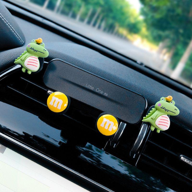 Car Phone Holder 2022 New Model Cute Cartoon Car Air Vent Decoration Navigation Support for Girls