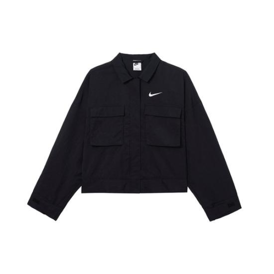 Nike Укороченные Пальто Женские Черные DM6244-010 EU XL