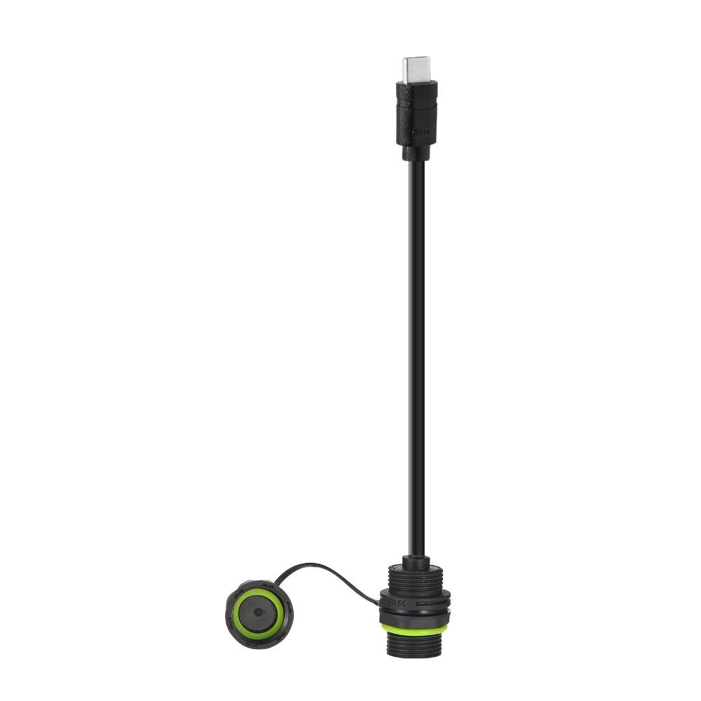 Type C Female to Female USB-C Cable Connector with Dust Cover Waterproof USB-C Cable Converter Adapter 1M Single Port
