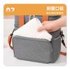 Double-Layer Insulated Lunch Bag With Ice Pack Carrier Portable Thermal Tote Work School Outdoor Picnic