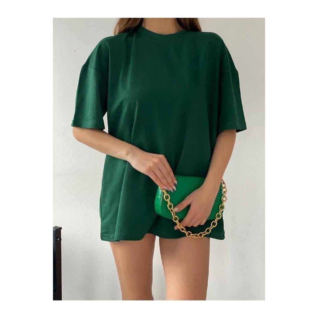 Schwarzes Oversize-Boyfriend-T-Shirt aus Baumwolle für Unisex mit Rundhalsausschnitt