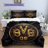 Custom Name BVB Pattern Bedding Quilt Set  Home Decoration  Gift (1 * Duvet Cover + 2 * Pillowcase  Without Core)