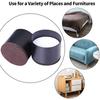 2/4 Piezas Elevadores de Muebles para Cama Elevación en Alturas Elevadores de Alta Resistencia para Sofá Sillón Escritorio Mesa Negro Redondo Cuadrado Protector de Suelo