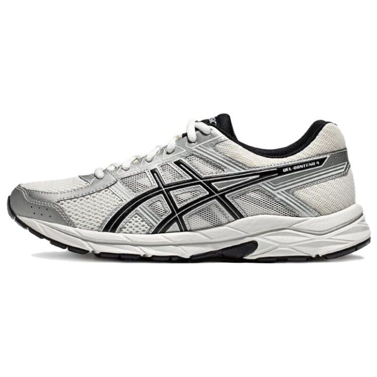 ASICS Gel-Contend 4 Silver Grey White Men s Daily Jogging Shoes 1011B937-103 43.5