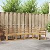Outdoor Sofa Set 5 pcs White Solid Acacia Wood