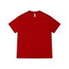 Gram heavy solid color crew neck T-shirt loose men's and women's same group clothes short-sleeved fashion versatile cultural shirt