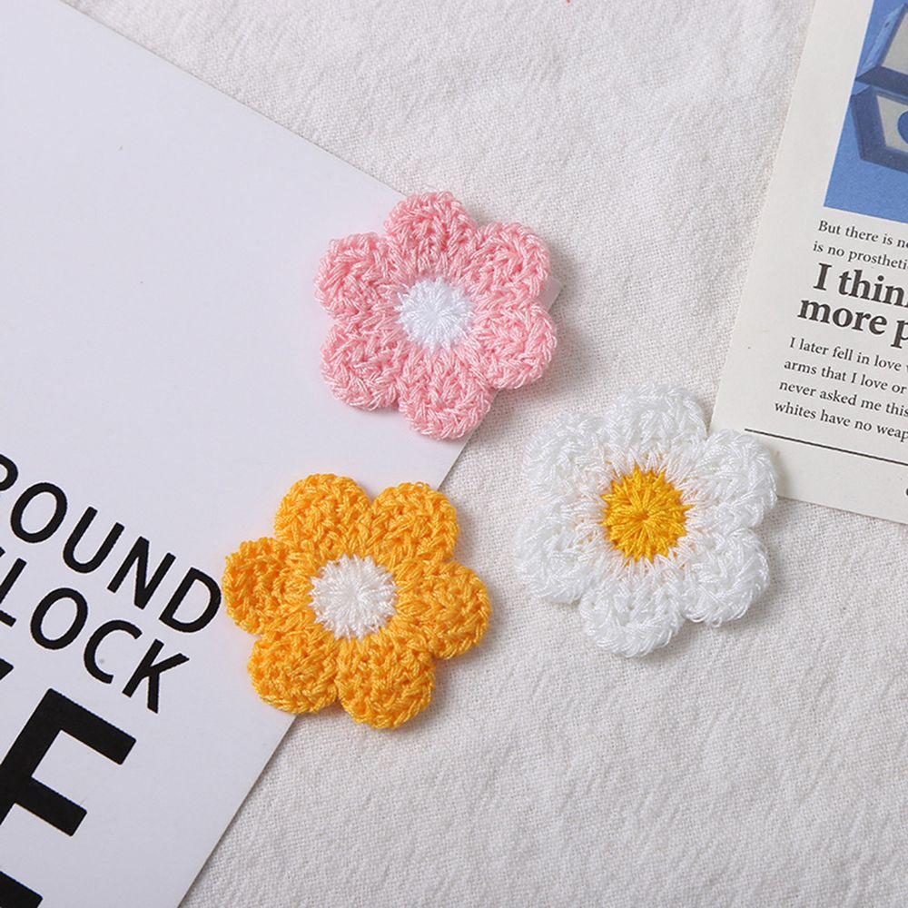 

Sewing Crafts Woolen Yarn Patch Sticker Embroidery Stickers Fower Clip Ornaments Flower Patch