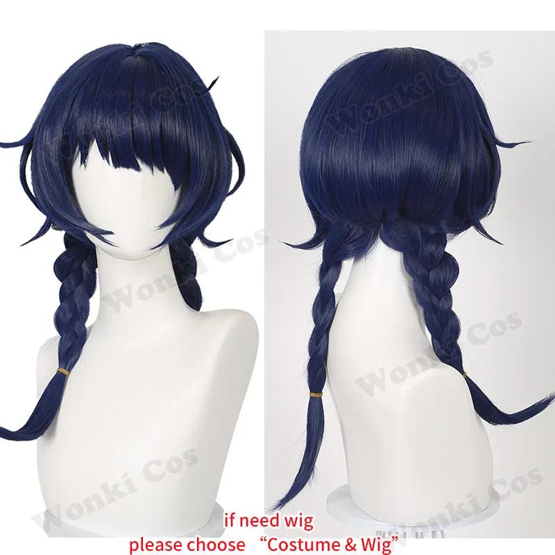 Xiangling Lantern Rite Skin Cosplay Costume Wig For Game Impact Xiang Ling  Year Cheer Cosplay Wig Women Carnival Outfits