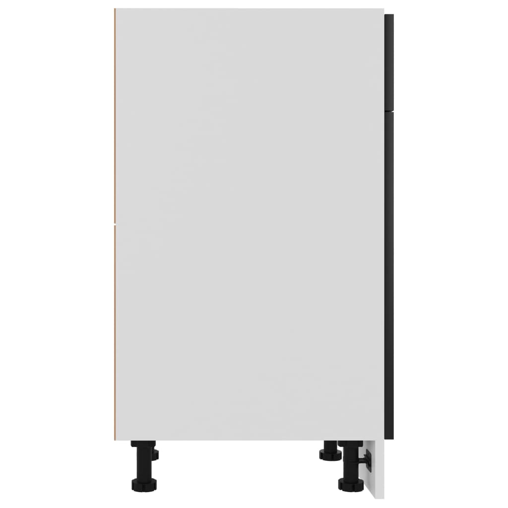Küchenunterschrank mit Schubladen, integrierter Stauraum, 50 x 46 x 81,5 cm