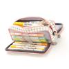 Large Capacity Pencil Case Multi Pocket Double Opening Cute Stationery Bag for Student School Black