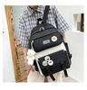 Stylish Korean Style Backpack Set for School: Large Capacity Fashion Shoulder Bag for Girls