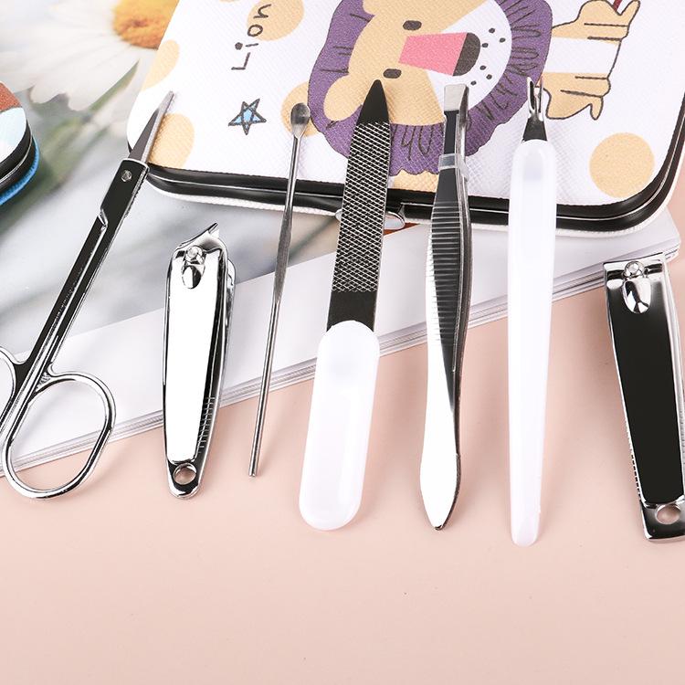 Creative 7-Piece Cartoon Nail Clipper & Manicure Set