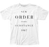 Koszulka Męska New Order Substance 1987 Rock and Roll Muzyka Klasyczny Zespół Biała