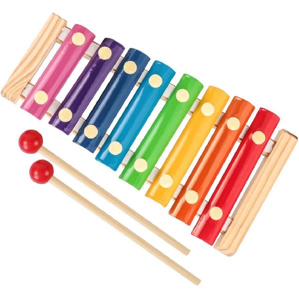 

Твоип Деревянный Ксилофон Игрушки Музыкальные Креативные Деревянные Инструменты 8 Нот ксилофон дети Младенец Музыкальные Игрушки Развитие