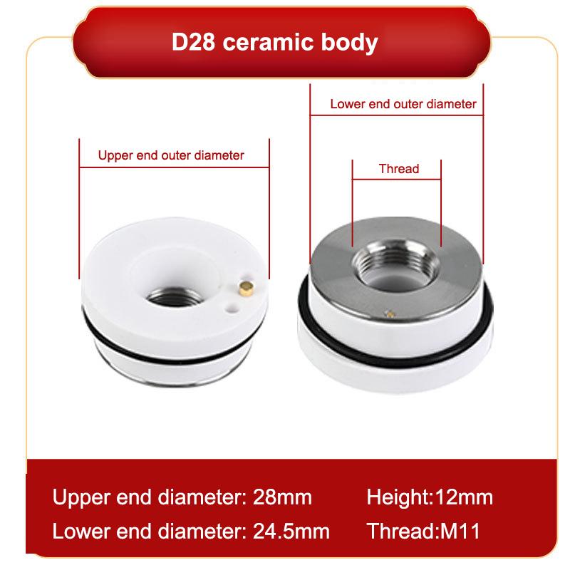 Supporto per Ugelli Ceramici Laser 3D Anello Corpo Connettore Anello Per Testa di Taglio Precitec Raytools Wsx Boci Bodor Ec+Ophit Ospri