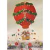 Vintage Christmas Metal Wall Decoration, Holiday Sticker Sign