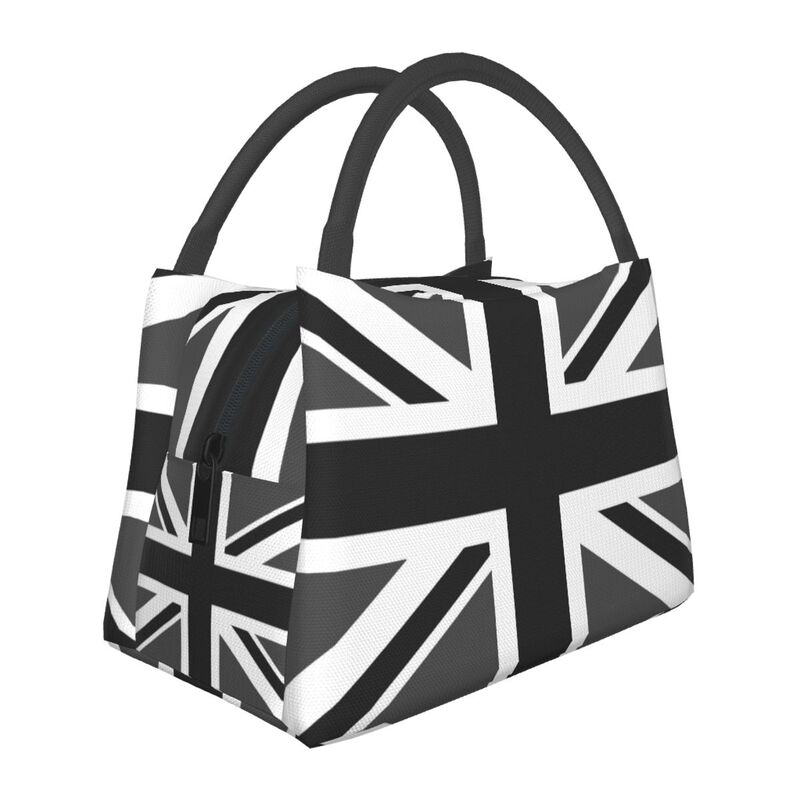 Bolsa de Almuerzo Térmica con Bandera Union Jack del Reino Unido para Trabajo Escuela Picnic Playa Reutilizable Fiambrera Térmica Bolsa Tote Bento Portátil