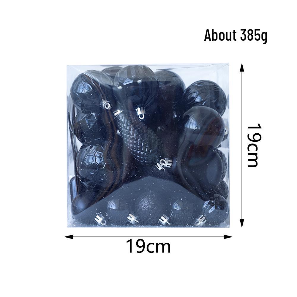 Christmas Tree Ornament Set: Nine Painted Macaron Candy Color Irregular Balls