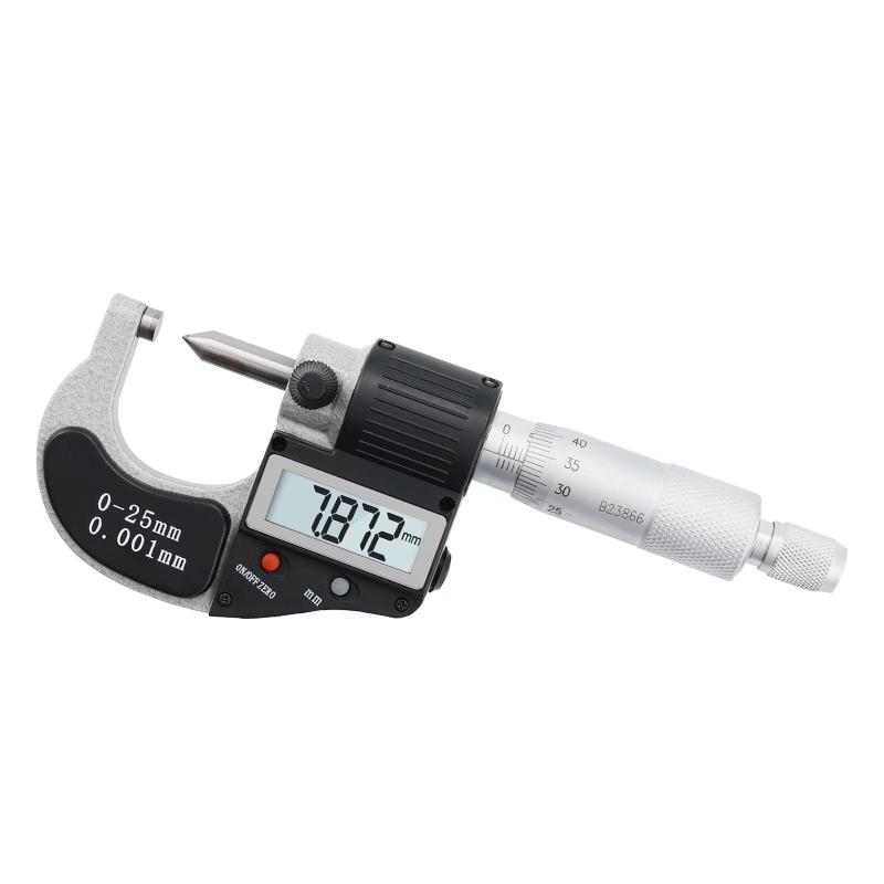 Guanglu High-Precision Electronic Digital Micrometer with Flat, Single, and Double Point Measurement