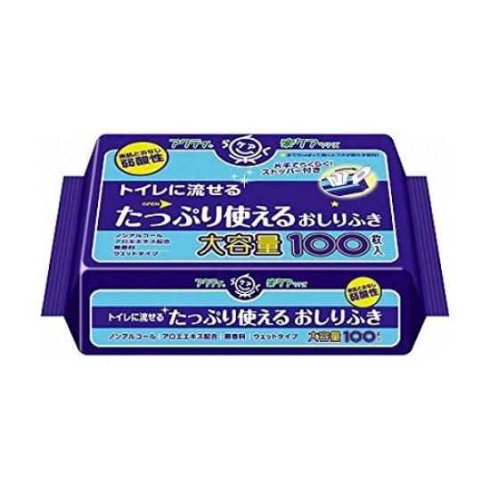 

Pack of Acty Flushable Baby 100 Wipes x 5 Sets [Value 5] Wipes,