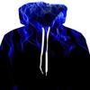 Paar Hoodie Bunt Flamme Kordelzug Frühling Herbst Digital Feuerdruck Taschen Sweatshirt