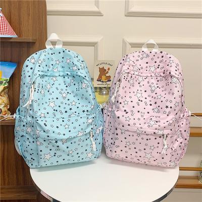 Schoolbag High-value Middle School and College Student Schoolbag Female Korean Version Ins Fresh and Sweet Large-capacity Backpack Campus Leisure 