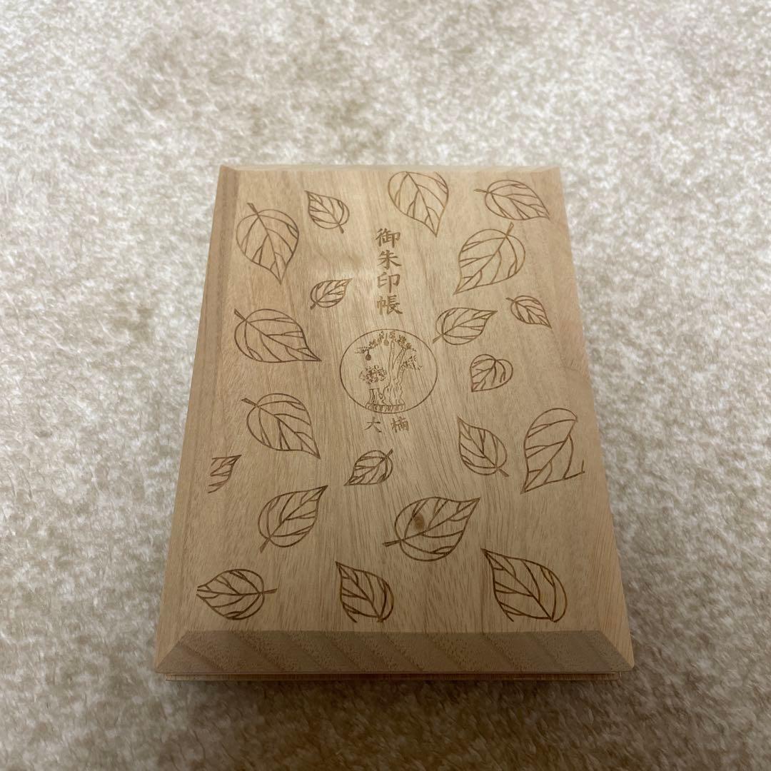 Used Atami Kaku Shrine Goshuin Book Large Camphor Tree Wooden