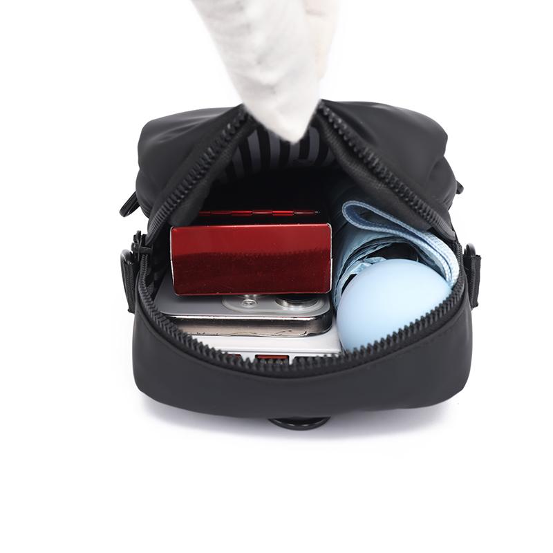 Sac Bandoulière Homme Sac pour Téléphone Portable Sac de Taille Multifonctionnel Sac Épaule Hydrofuge