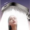 High Quality 15CM Large Panel Bath Shower Head High Flow Detachable Pressurized Shower Head 4 Modes Shower Replacement Universal