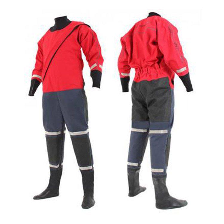 Reflective One-Piece Water Rescue Dry Suit