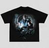Mortal Kombat-Sub Zero Game Printing T-shirt Men's Clothing Women's 2026 Summer New High Quality Cotton Short-sleeved T Shirt