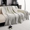 New Houndstooth Chenille Double-sided Sofa Towel, Universal for All Seasons, Exquisite Tassel Lace Sofa Cushion Cover Towel, Non-slip Cushion