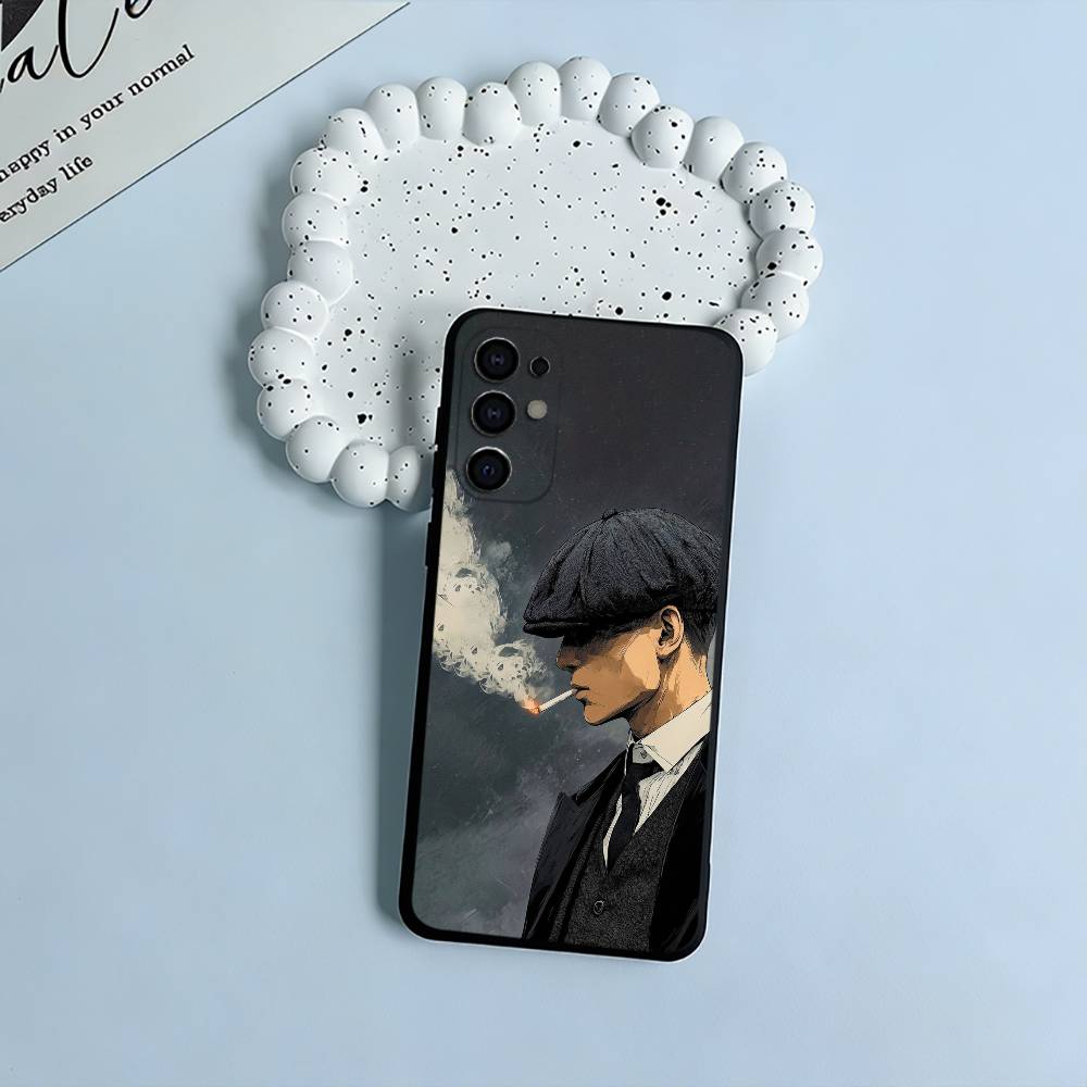 P-Peaky-B- Blinders-movie Black Soft Silicone Phone Case for Samsung S25, S24, S21, S22, S23, S30, Ultra, S20, Plus, FE, Lite