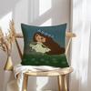 Watercolor Mushroom Cushion Cover Soft Plush Throw Pillow Cover  DoubleSided Decorative Cushion Case  Sofa Bedroom Home Decor