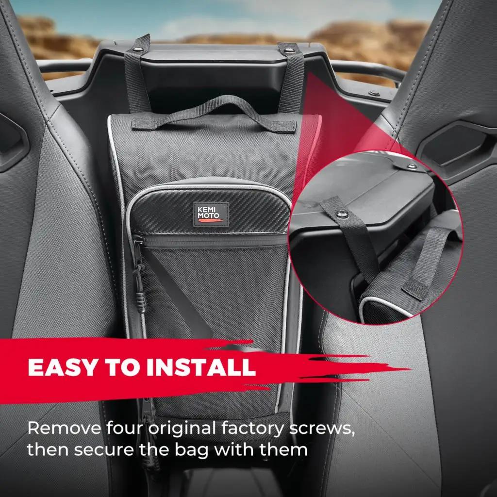UTV Center Seat Storage Bag For CFMOTO ZForce 950 H.O. SPORT HO EX 1000 Sport 1680D Water-resistant Cab Pack 2020+