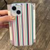 Clear Comfortable Texture Phone Case For IPhone 17 Air 16 15 14 Plus 13 12 11 Pro Max Shockproof Stripe Minimalist Soft Cover