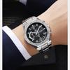 Skmei Men Watch Business Militray Wristwatch 6-Hand Chronograph Quartz Casual Fashion Luxury Relogio Masculino