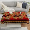 Khokhloma Rectangle Table Cloth for Table Decor Party Waterproof Machine Washable Reusable Tablecloth for Table Dining Room