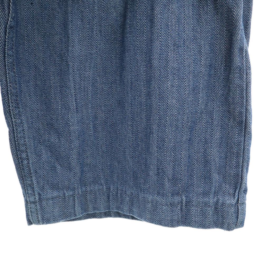 Dickies 90s Old Herringbone Long Sleeve Work All-in-One Jumpsuit L Navy Men's Used