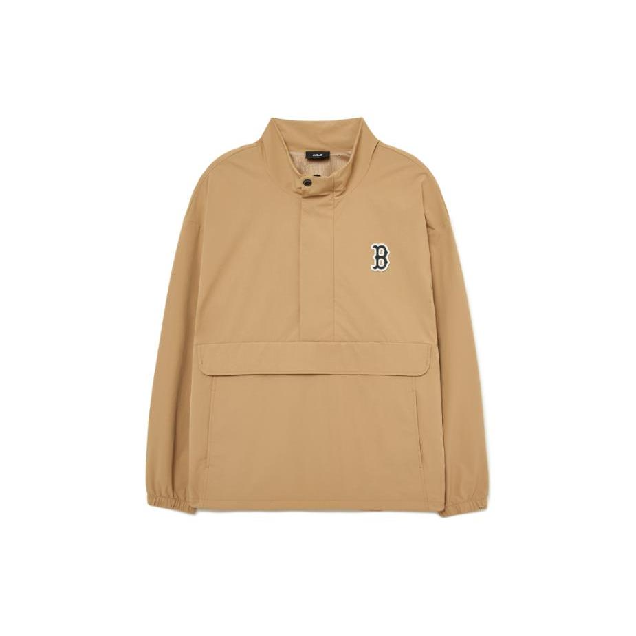 MLB Jackets Unisex Khaki Stand Collar Moderate Other 3AWJB0234-43BGD M