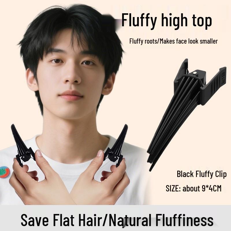 

Korean Men s Root Lifting Hair Comb Clip – No-Trace Styling Tool